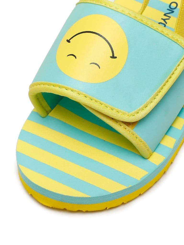 Smileys Sliders/Flipflops With Adjustable Strap & Back Support (Unisex) view 2