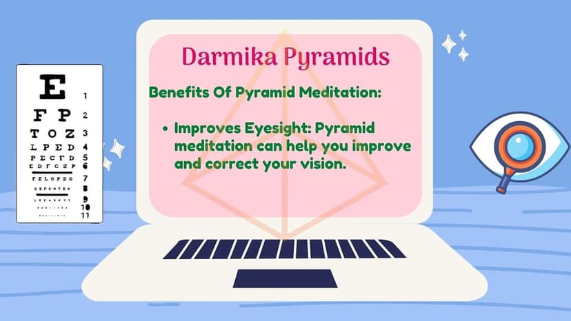 DARMIKA Pyramid Meditation Cap for Daily Meditation for Students , Plastic view 3