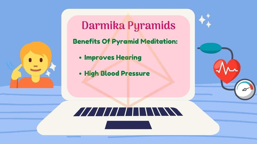 DARMIKA Pyramid Meditation Cap for Daily Meditation for Students , Plastic view 4