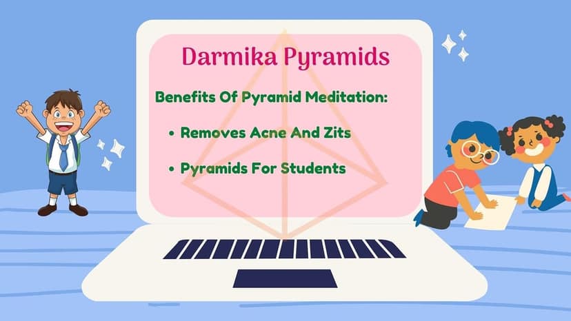 DARMIKA Pyramid Meditation Cap for Daily Meditation for Students , Plastic view 7
