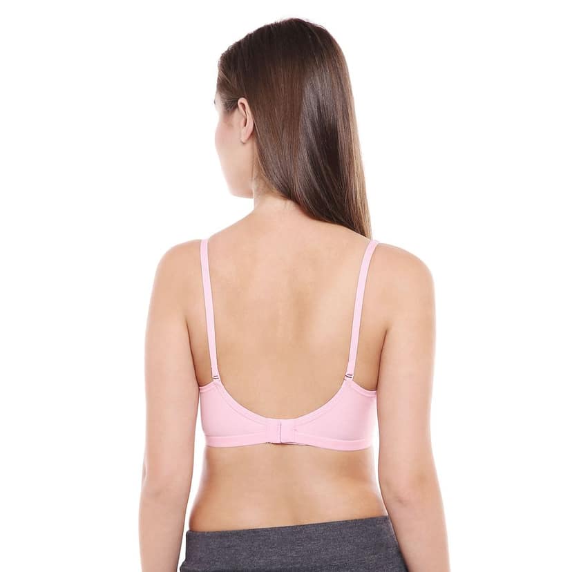 Bodycare Women Cotton Full Coverage Lightly Padded Regular Bra 1574B-BLACK view 3
