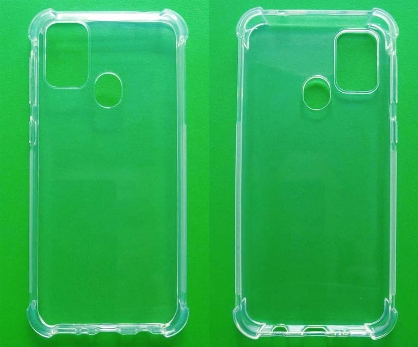 USTIYA for Samsung Galaxy M31 Case Clear TPU Four Corners Cover Transparent Soft funda view 2
