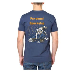 Trishoolin "Personal Spaceship" Abstract Theme Graphic T-Shirt (Design 10394) | Cotton Regular Fit Crew Neck Tee | Pack of 1