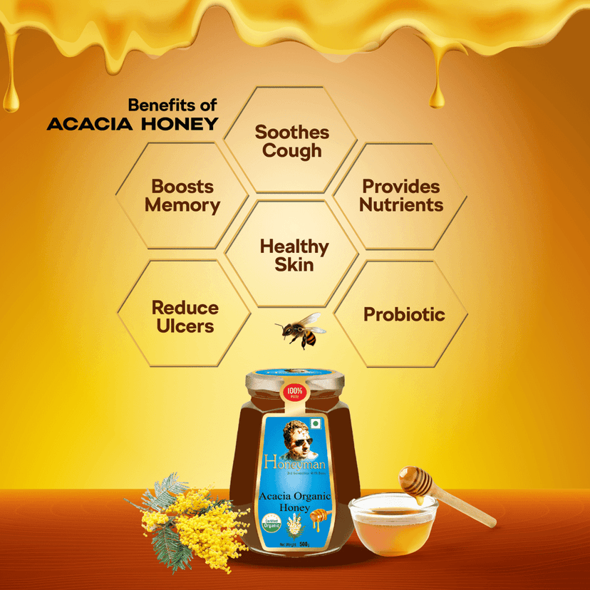Honeyman Acacia Organic Honey view 10
