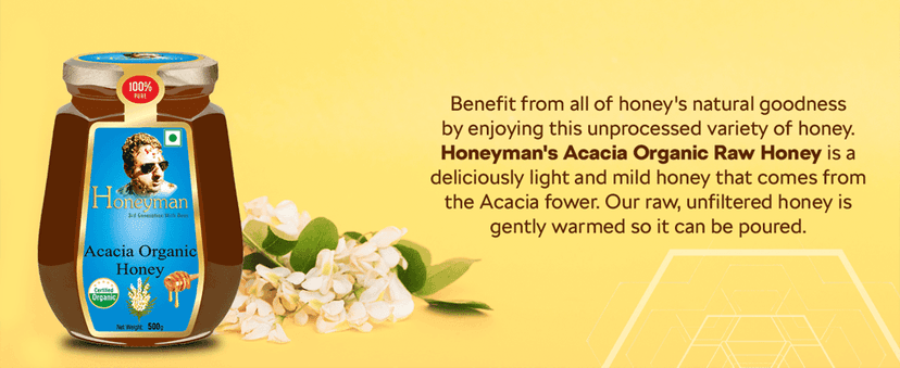 Honeyman Acacia Organic Honey view 7