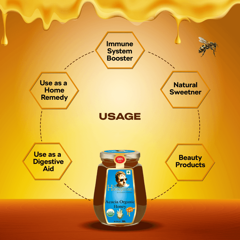 Honeyman Acacia Organic Honey view 9