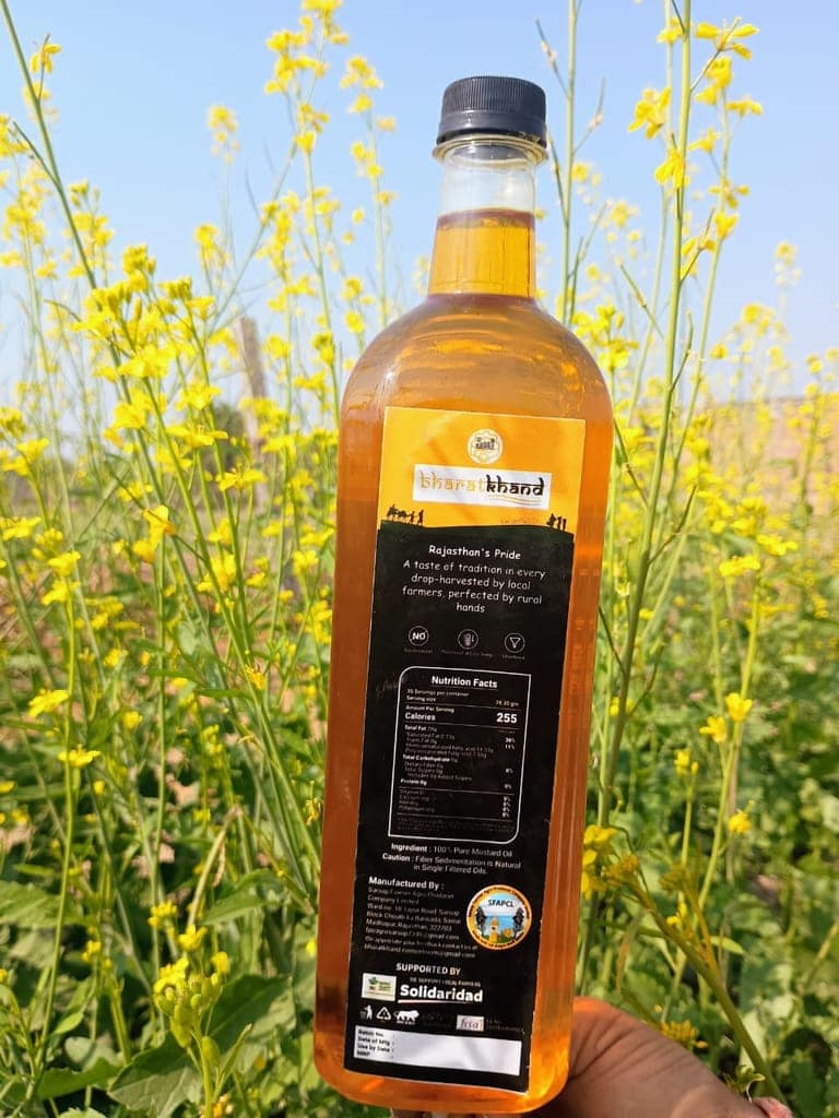 Kachi Ghani Mustard Oil view 3
