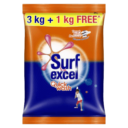 Surf Excel Detergent Powder Quick Wash 3kg