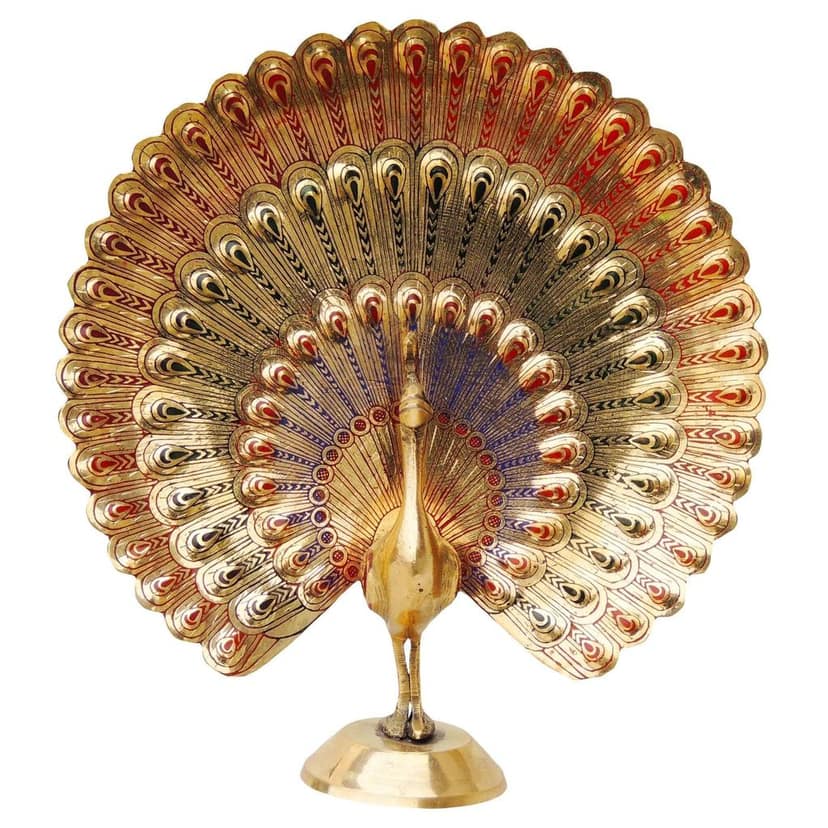 Brass Decorative Showpiece Peacock More (FMAS375 Z) view 4