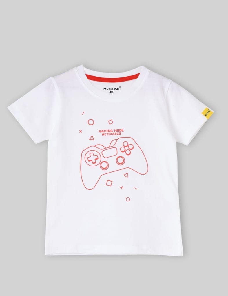 Boys T-Shirt Estate Blue / White, Soft Cotton, Ages 2-6 (2pcs pack) view 3