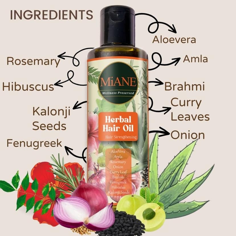 Herbal hair oil view 7