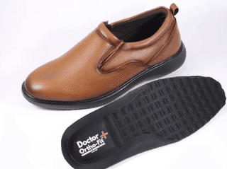 Orthofit FLY-02 Corporate Casuals For Men (Tan, Brown)