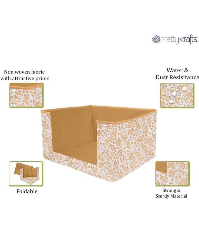 PrettyKrafts Multipurpose cloth organisers combo for wardrobe cloth organizers, Pack of 4 view 2