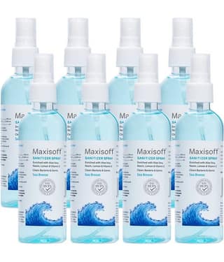 MAXISOFT - Antibacterial Hand Sanitizer 120 mL ( Pack of 8 )