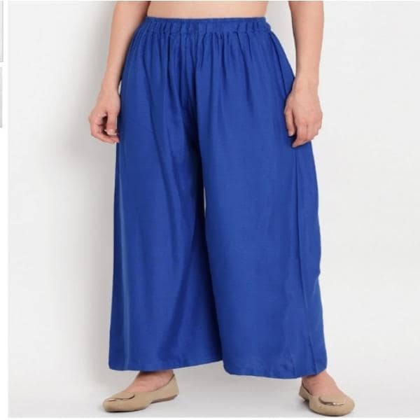 Women's Palazzo Nevy Blue (Pack of 01 Pcs)