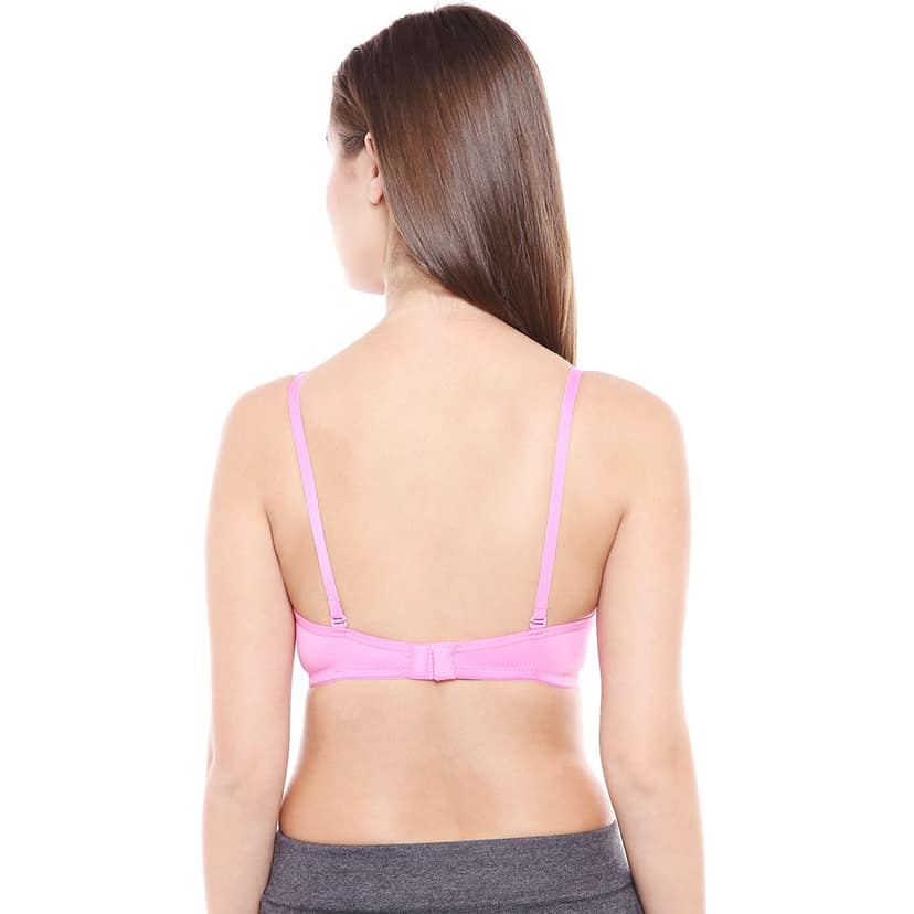 Bodycare Women Polymide Medium Coverage Heavily Padded Pushup Bra Bra 6562-PI view 3