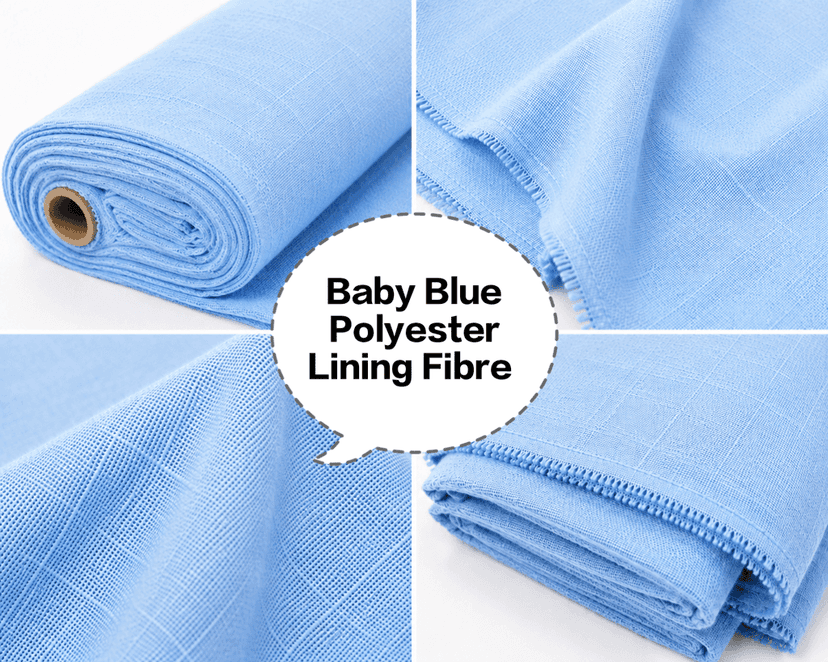 Baby Blue Polyester Lining Fibre (Bada Panna), Baby Blue Polyester Lining Fabric (Bada Panna), Light Blue Polyester Lining Fabric (Bada Panna), Baby Blue Lining Fabric (Bada Panna), Light Blue Polyester Inner Lining (Bada Panna)