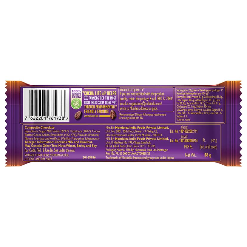 Cadbury Choclairs Gold Candy, 130 g (25 Candies) view 7