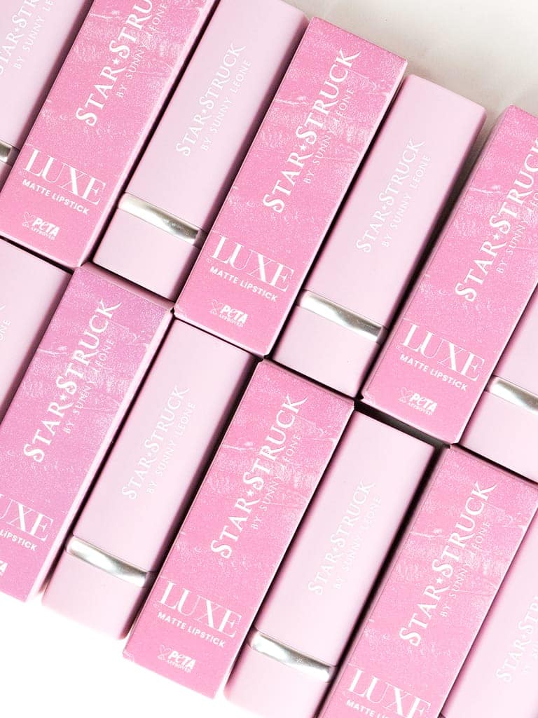 Star Struck by Sunny Leone Luxe Matte Lipstick - Starry Night, 4.2g view 4