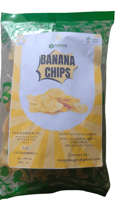 Banana Chips Combo pack of 5 Chips