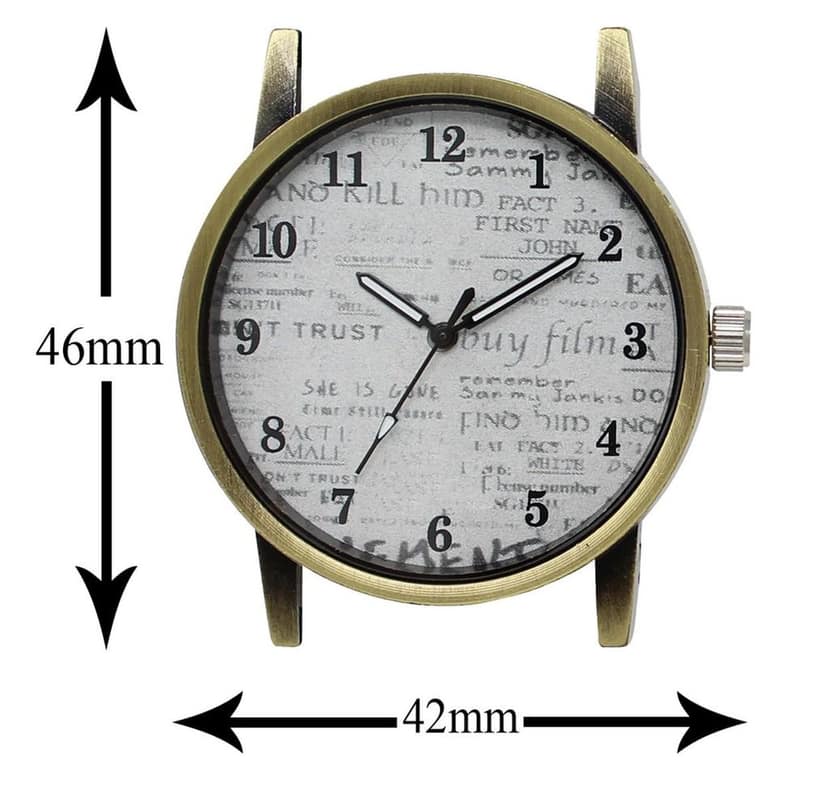 White News paper Analog Watch for Men LR28 view 4