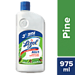 Lizol All In 1 Disinfectant Surface & Floor Cleaner - Pine, Kills 99.9% Germs, 975 Ml