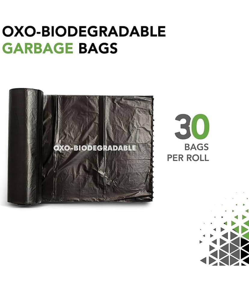 GrihaLakshmi - Black Bio Degradable Dustbin and Garbage bags view 2