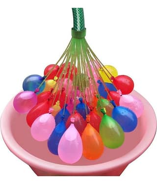 DealBindaas Holi Magic Balloon Bunch 111 Pc Auto fill (3 sets of 37 balloons) Magic Balloon (Multicolor, Pack of 1)