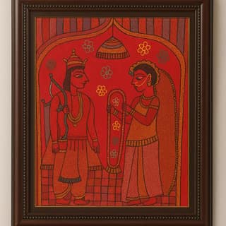 Ram Sita Sujani Embroidery Art