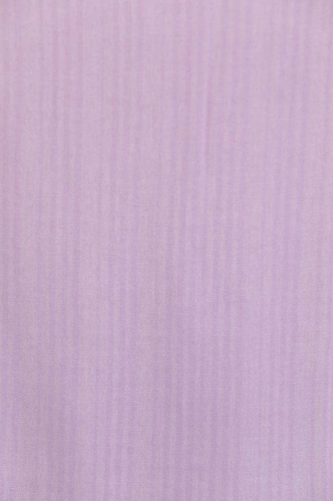 Lavender-Frost Scarf from Nepal with Woven Stripes view 4