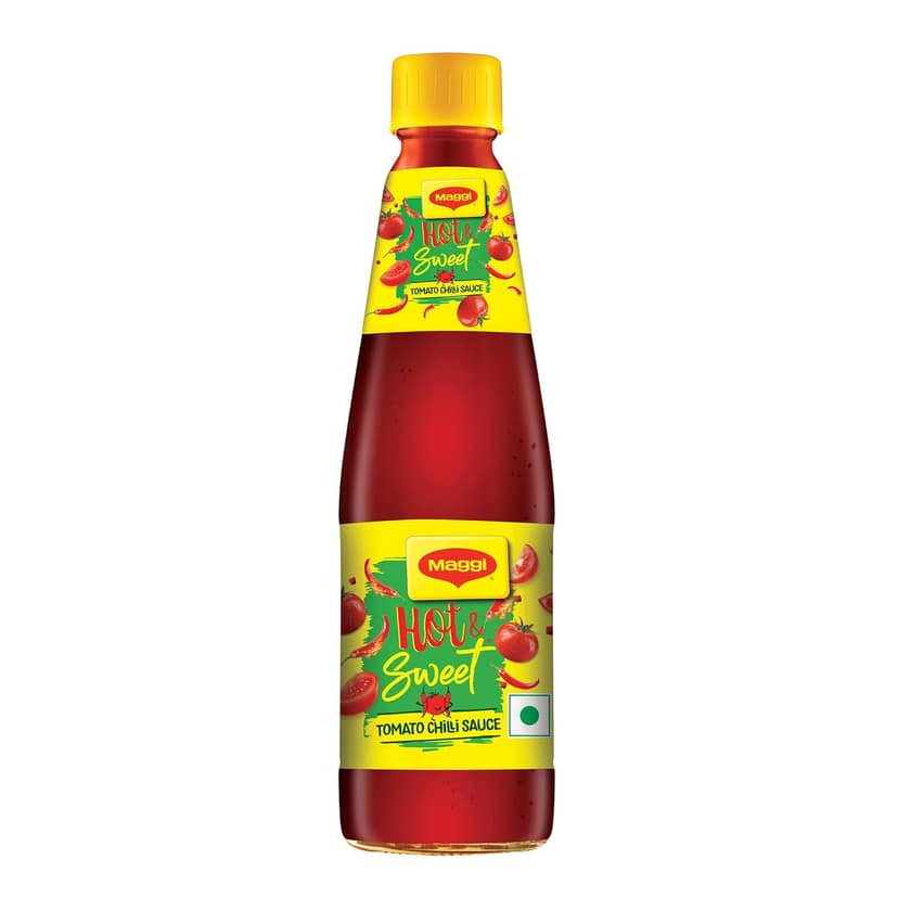Nestle Maggi Hot & Sweet Tomato Chilli Sauce, Perfect Blend Of Tomatoes & Chillies, 500 G Bottle