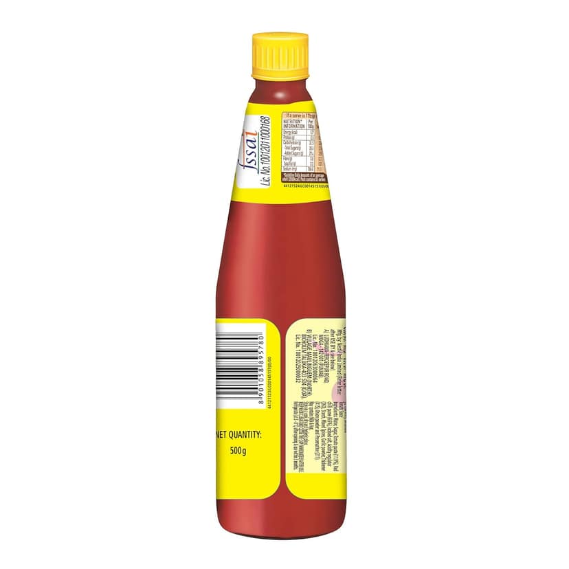 Nestle Maggi Hot & Sweet Tomato Chilli Sauce, Perfect Blend Of Tomatoes & Chillies, 500 G Bottle view 2
