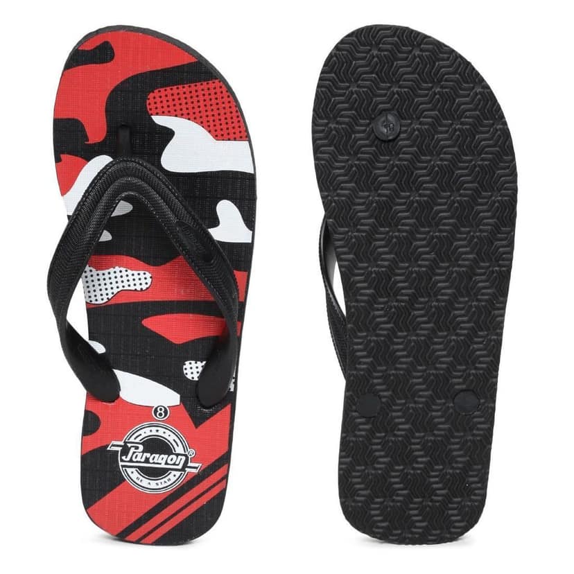 Paragon Men's Red Flip Flops (K3717G-RED ) UK: 10 view 4