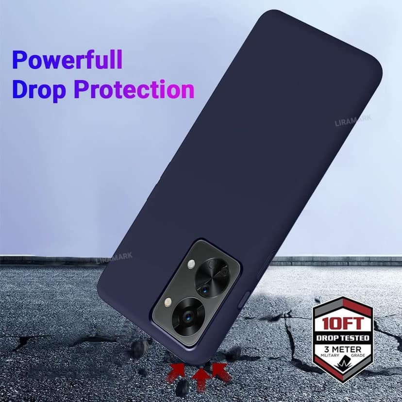 LIRAMARK Liquid Silicone Soft Back Cover Case for OnePlus Nord 2T 5G / 1+Nord 2T 5G view 5