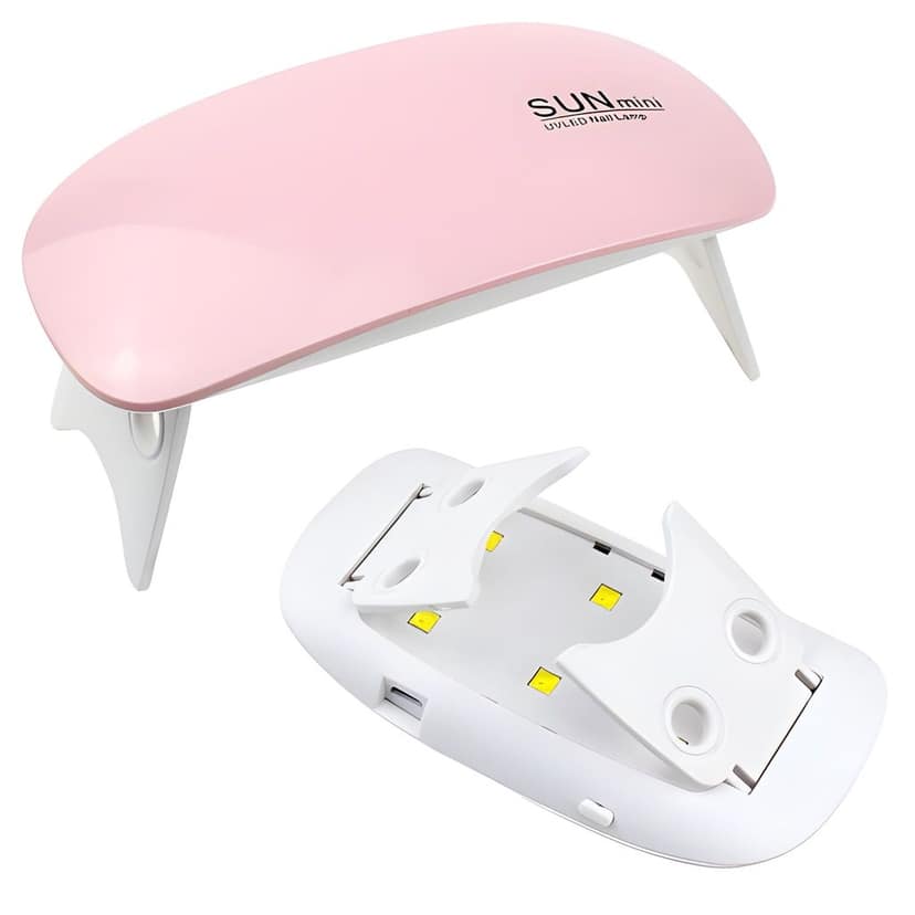 SUN Mini Portable UV LED Nail Lamp for Gel Polish Curing | Compact Travel-Friendly Nail Dryer for Hands & Feet | Quick Drying, Salon-Quality Results (Original Quality)