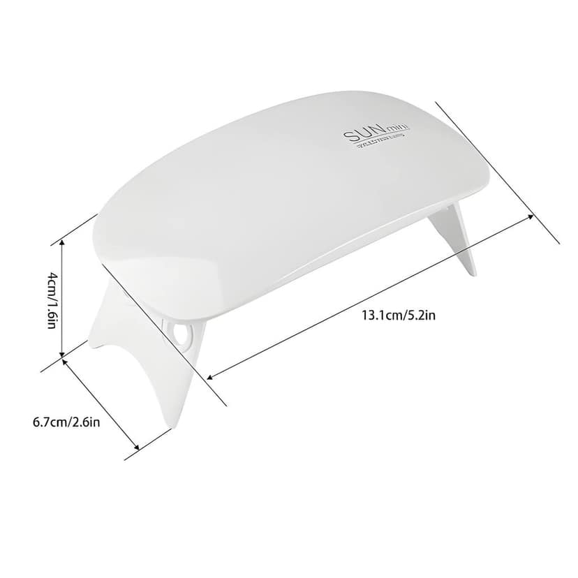 SUN Mini Portable UV LED Nail Lamp for Gel Polish Curing | Compact Travel-Friendly Nail Dryer for Hands & Feet | Quick Drying, Salon-Quality Results (Original Quality) view 3