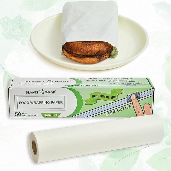 Planet Wrap 50 Meters Food Wrapping Paper with Slide Cutter view 2