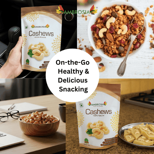 Ambrosia Indian Cashew 250g (Pack of 1) cashews view 4