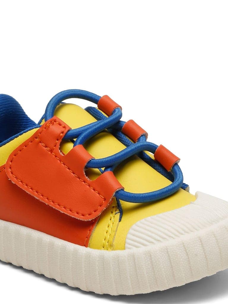 POCO Toddlers' Comfortable & LightWeight Lace-Free Sneakers - Yellow (Boys) view 2