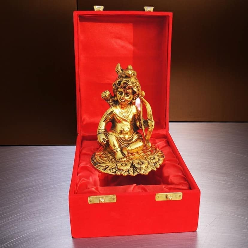 Aluminium Showpiece Ramlala Statue (ASMAS366 G)