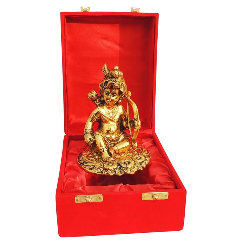 Aluminium Showpiece Ramlala Statue (ASMAS366 G) view 2