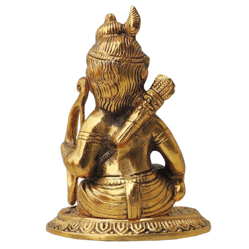 Aluminium Showpiece Ramlala Statue (ASMAS366 G) view 5