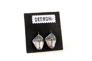 Tribal Face Earrings