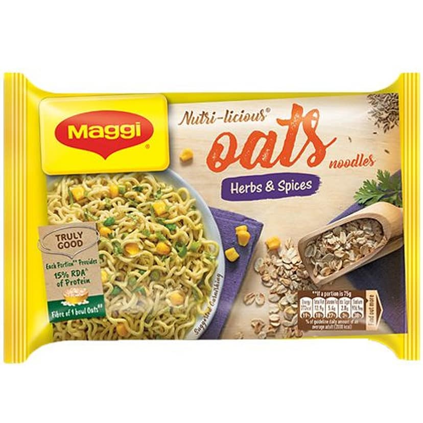 Maggi Nutri-Licious Oats Noodles - Herbs & Spices, 75 G view 2