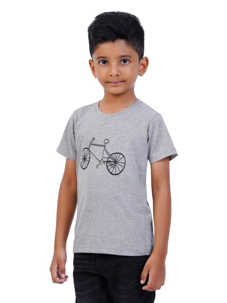AIR GARB Boys Round Neck Printed Cotton T-shirt for 2-3 Years - Pack of 2 (K23-CG-TB) Multicolour view 2
