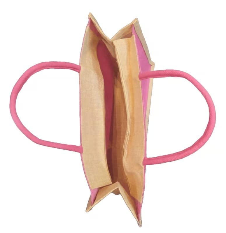 Utility Jute Bag (pink) view 2