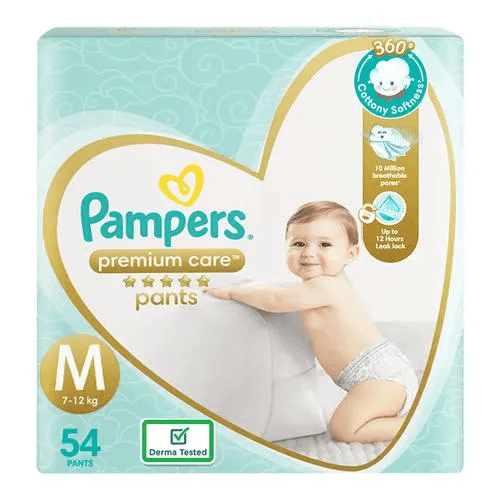 Pampers Premium Care Diaper Pants Medium 54 Pcs