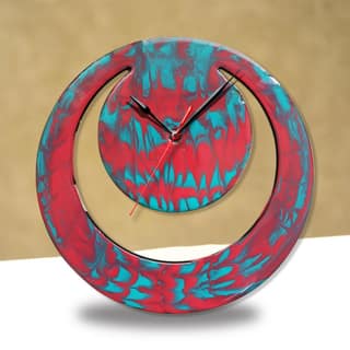 Resin Art on MDF Moon Clock DIY Kit by Penkraft