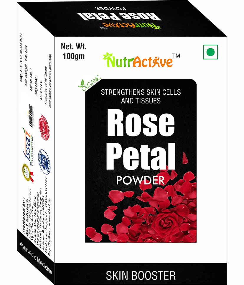NutrActive Rose Petal | Scrub + Mask 300 gm Pack of 3 view 2