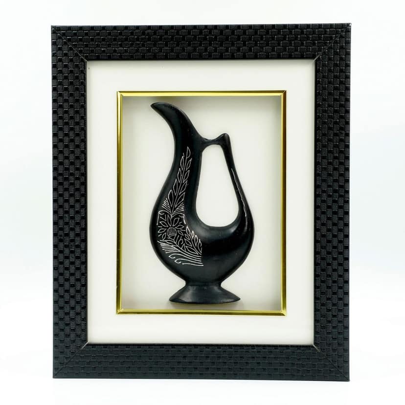 Bidri Ware Jug Small Tarkashi Frame (1TMTDCOKA09804)